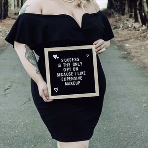 Black body con dress